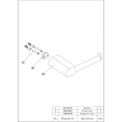 Duro Toilet Roll Holder - Chrome